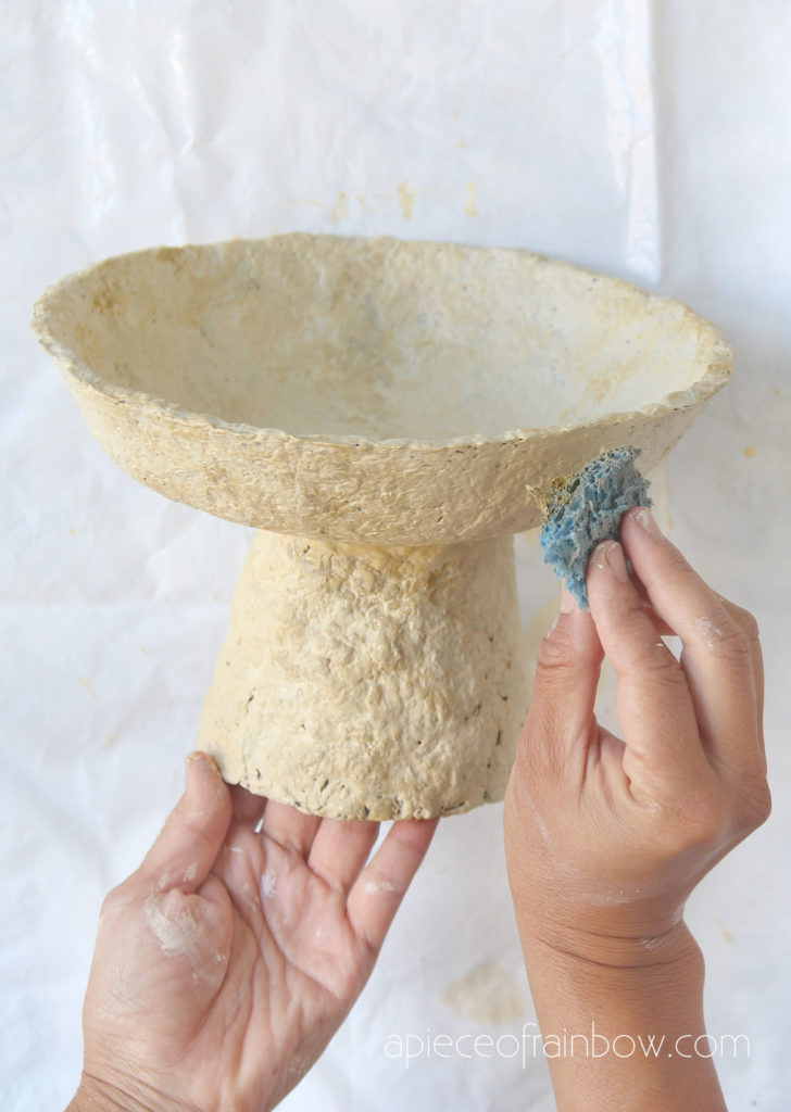 painting with sponge