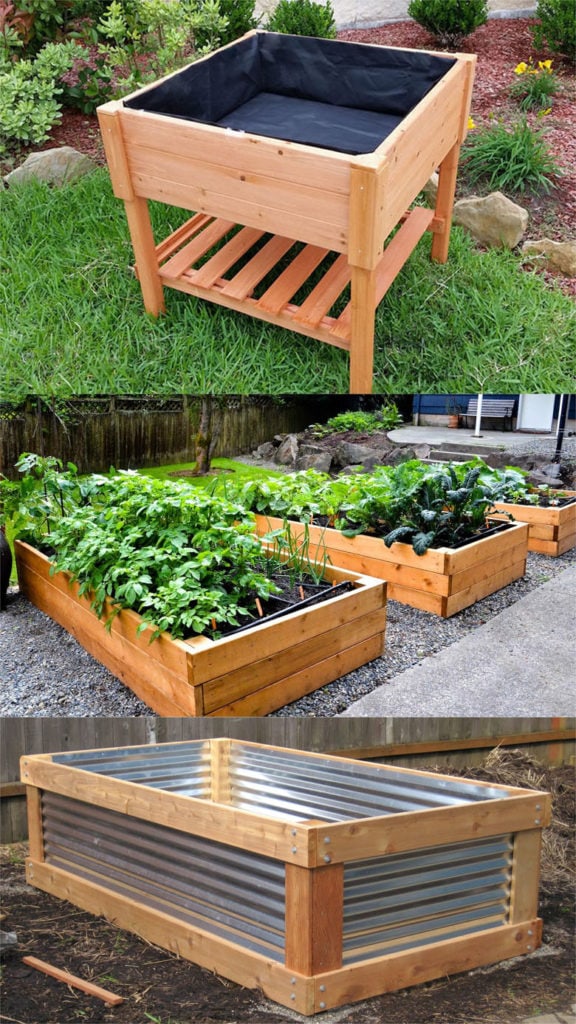 28 Best DIY raised bed gardens: easy tutorials, ideas & designs to build raised beds or vegetable & flower garden box planters with inexpensive materials