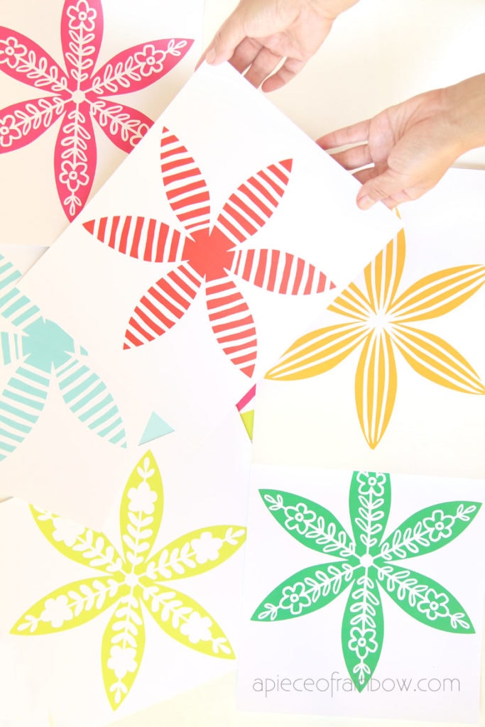 printable templates for beautiful DIY paper Christmas decorations
