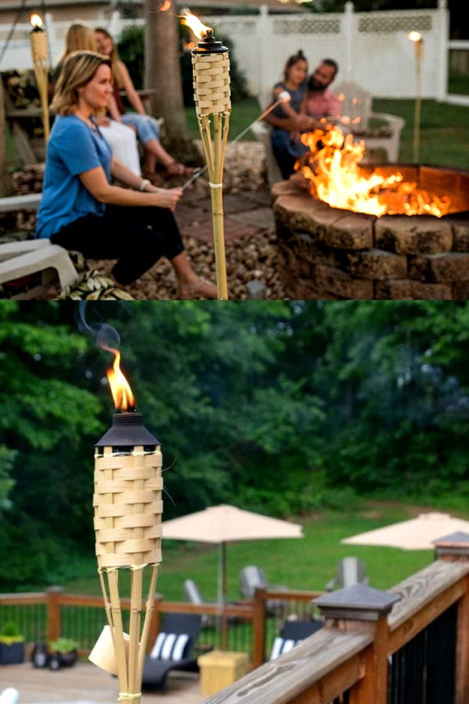 Tiki torch outdoor lighting ideas 