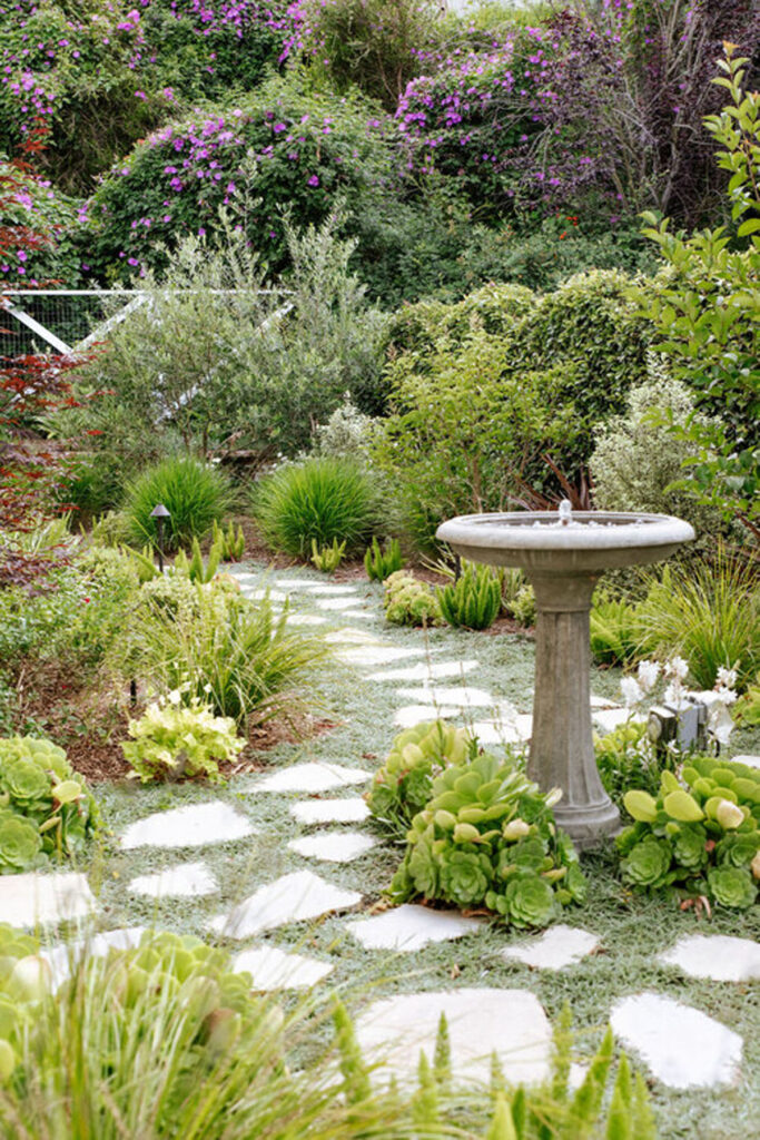 Mediterranean garden design theme ideas