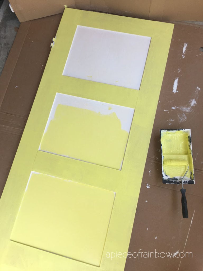 painting the panel door