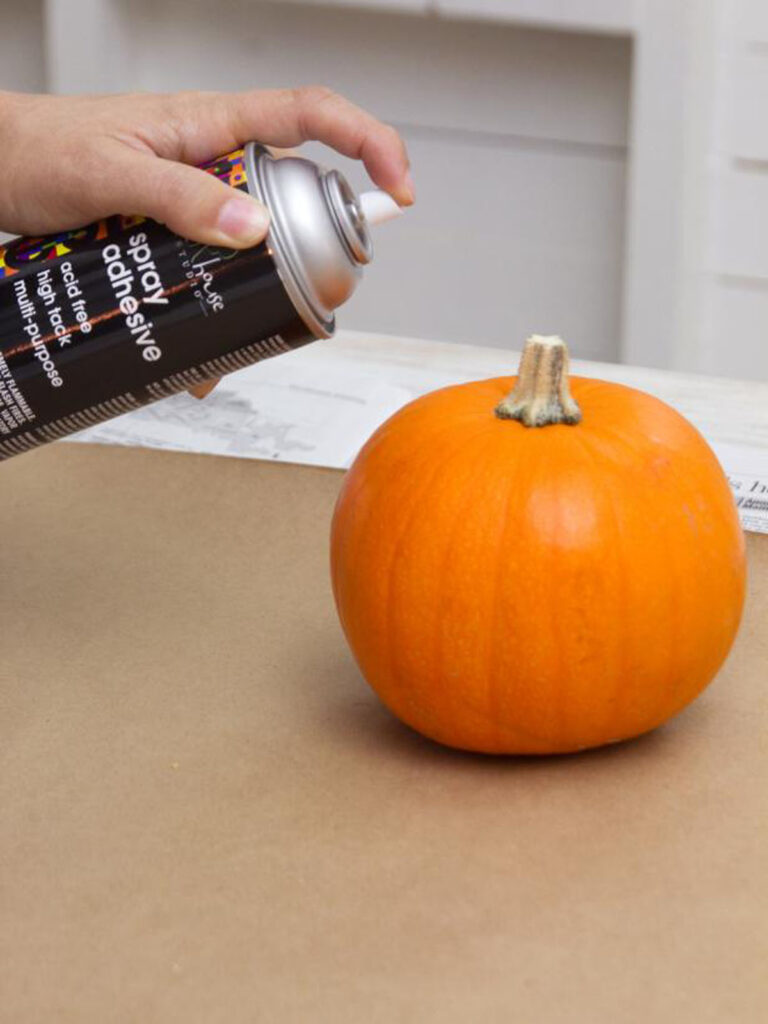 what glue to use for pumpkin decor & crafts