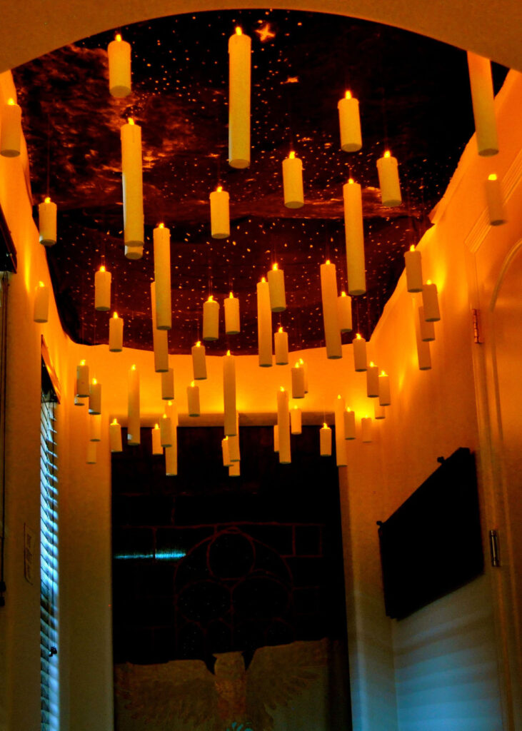 DIY Hogwarts Great Hall with Harry Potter Floating Candles