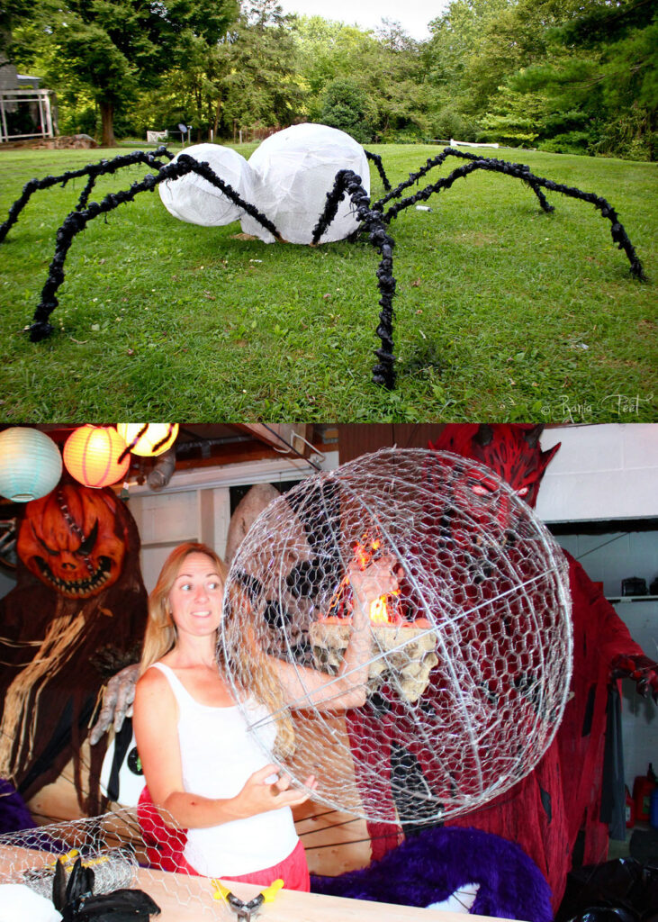 Large DIY Halloween yard decorations