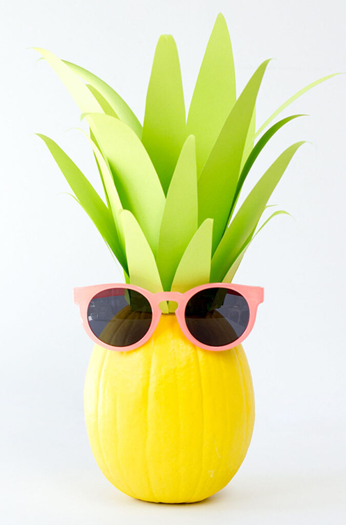 Pineapple pumpkins decor