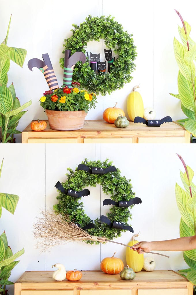 Easy DIY Halloween paper crafts ideas for kids and family 