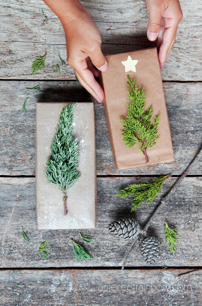 Creative Brown Paper Gift Wrapping Ideas