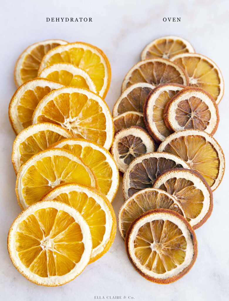 How to make dried orange slices in oven or dehydrator 