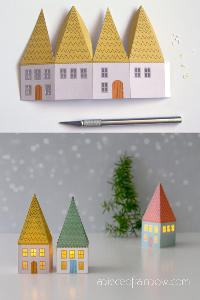 Mini Paper Houses