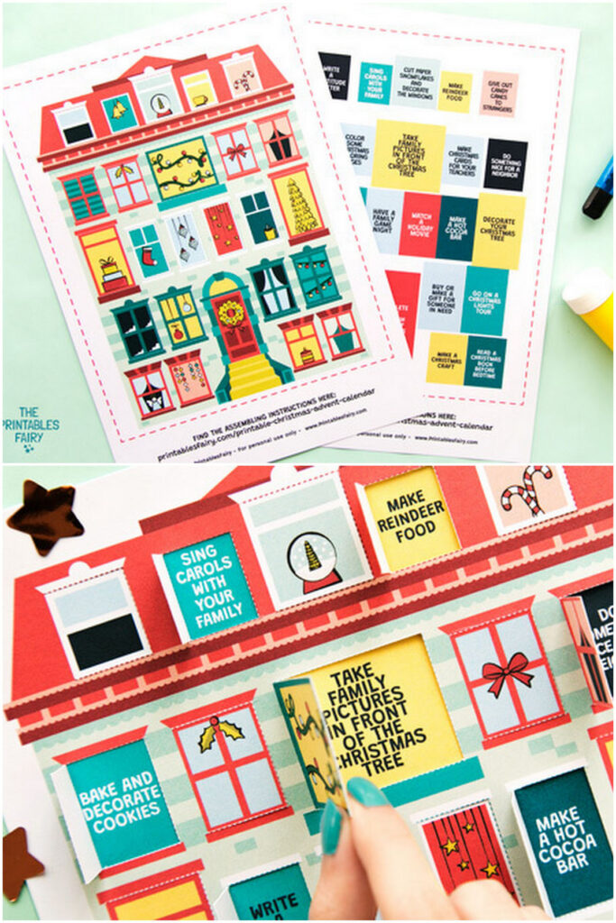 Free Printable Christmas Advent Calendar