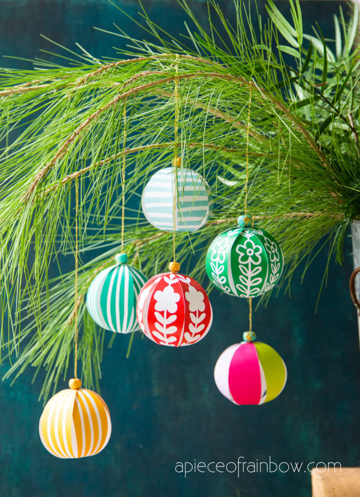 Paper Christmas Ornaments