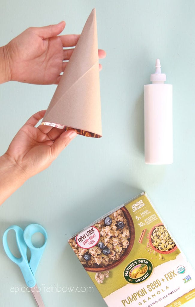 make a cardboard cone