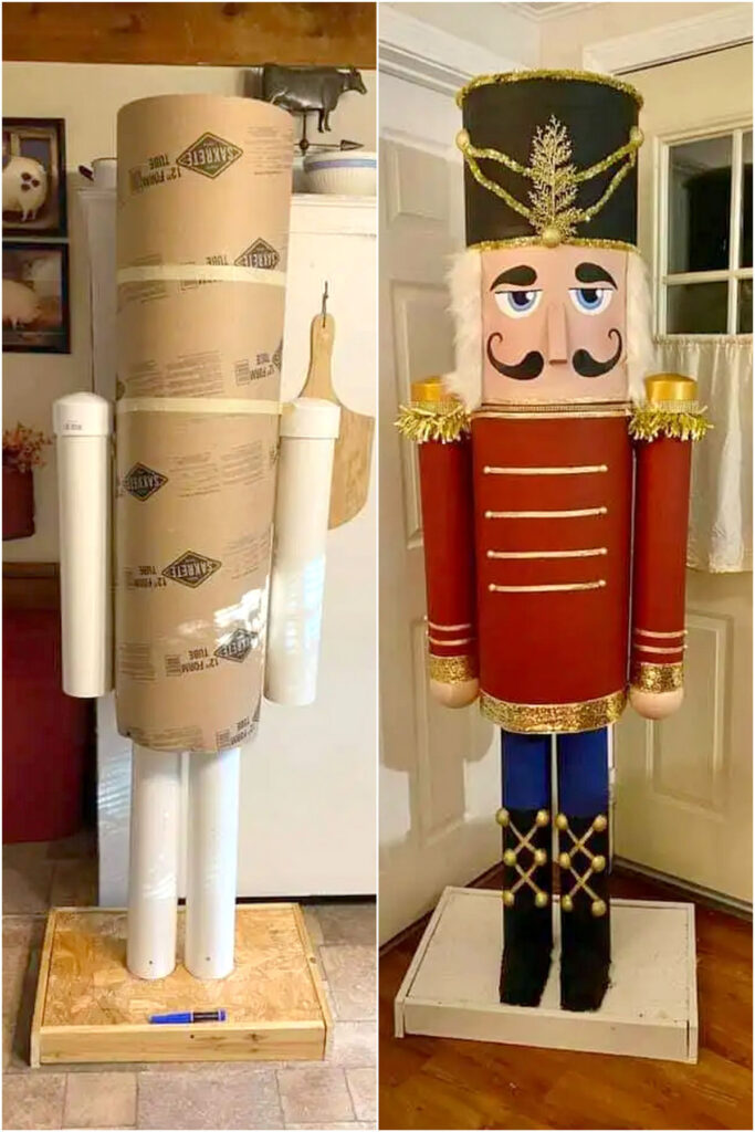 Cardboard Tube Nutcrackers