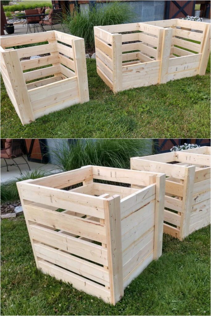 Wood compost bin building plans