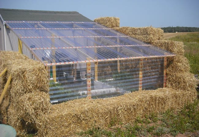 Straw Bale Greenhouse