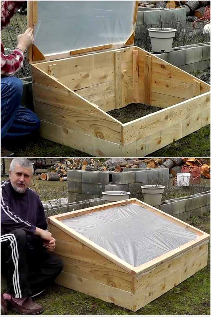 Simple DIY cold frame /mini  greenhouse