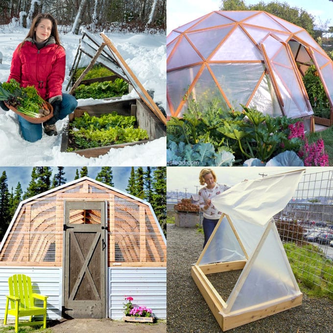 build easy DIY greenhouses, simple cold frames, garden tunnels & hoops