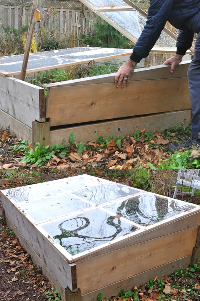 simple DIY cold frame greenhouse ideas