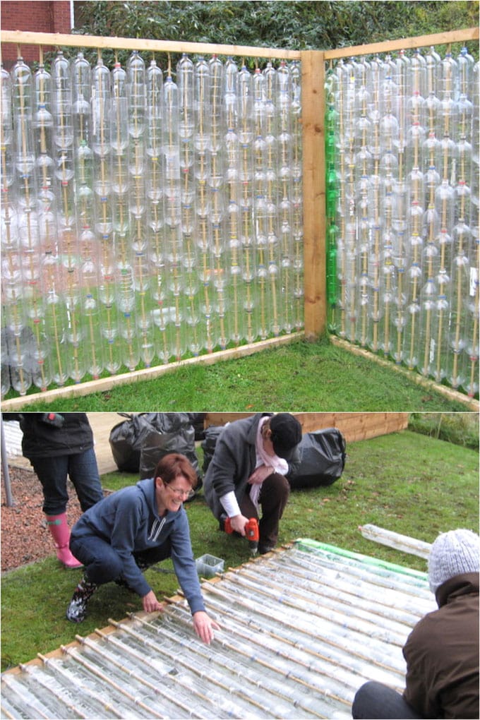 how to make greenhouse from lastic bottles