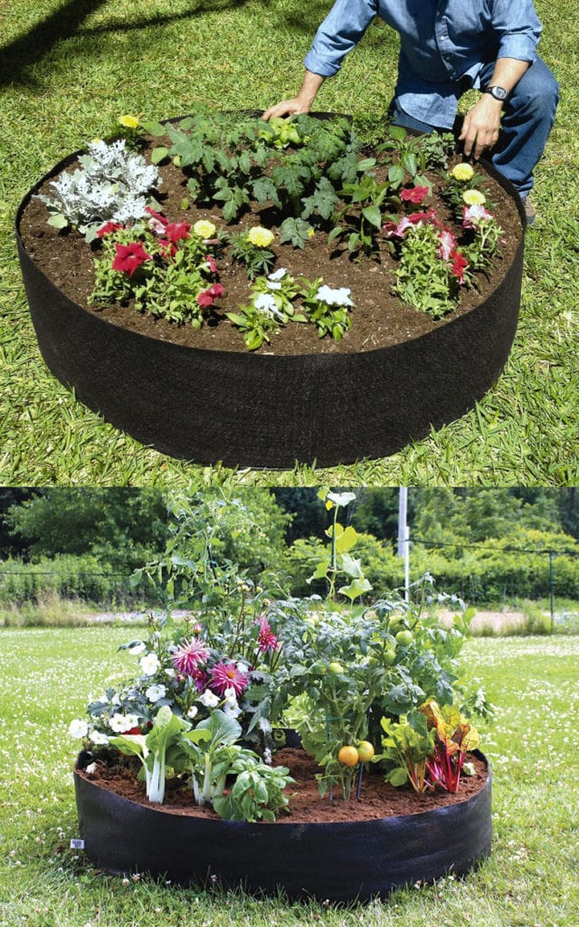 fabric planter pots